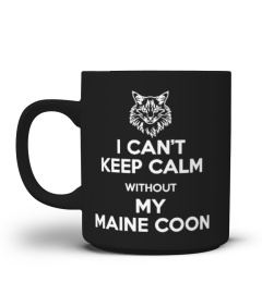 Tazza gatto Maine Coon - Nera