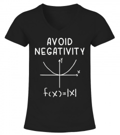 Avoid Negativity Math Funny T-Shirt