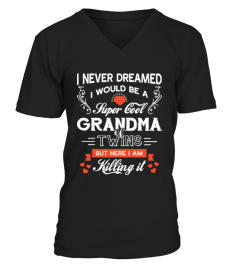 Super Cool Grandma Of Twins T Sh 242