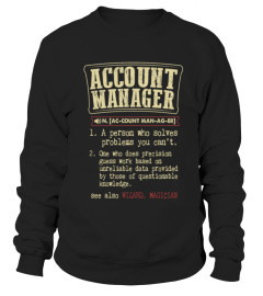 Account Manager Badass Dictionary  t shirt birthday gift 