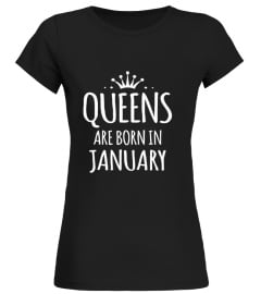 January shirt Queens are born in januarA