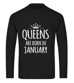 January shirt Queens are born in januarA