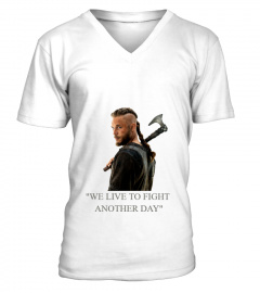 VIKINGS Ragnar lothbrok T-shirt QUOTE