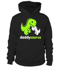 Daddysaurus Dinosaur Dino Daddy Father's Day Tshirt - Limited Edition