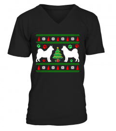 Merry Christmas Siberian Husky Dog s For Girls Boys