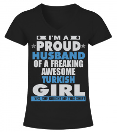 PROUD HUSBAND OF TURKISH GUY T SHIRTS