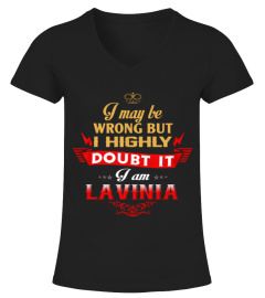 Best Never doubt LAVINIA  front Shirt