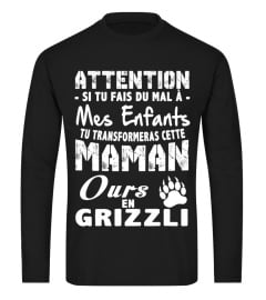 ATTENTION JAI UNE SŒUR FOLLE NE MAMAN OURS PAS A LAPPELER T-SHIRT