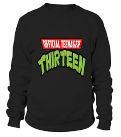 Men S Official Teenager Thirteen T-shirt  Large Asphalt