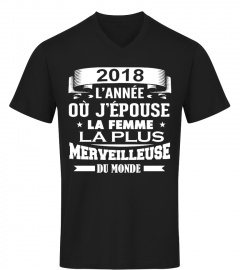 marié 2018 - Mariage T Shirt - Pull