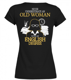 Old woman with an English Degree