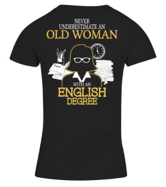 Old woman with an English Degree