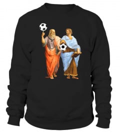 Plato and Aristotle - Soccer Balls Shirt