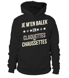 Je m'en balek en claquettes-chaussettes