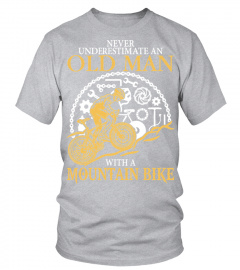 An Old Man With A Mountain Bike T shirt