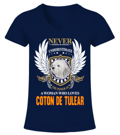 Woman Who Loves Coton De Tulear