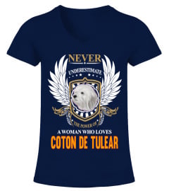 Woman Who Loves Coton De Tulear
