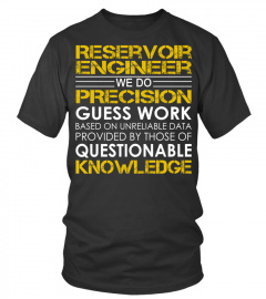 Reservoir Engineer We Do Precision Guess Work