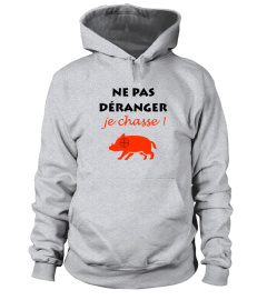 T-SHIRT NE PAS DÉRANGER JE CHASSE