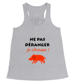 T-SHIRT NE PAS DÉRANGER JE CHASSE