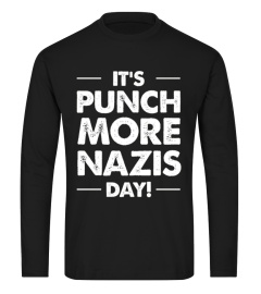 Punch More Nazis Funny Political Shirt