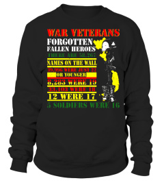 Vietnam War Veterans Forgotten Fallen Heroes T-shirt - Limited Edition