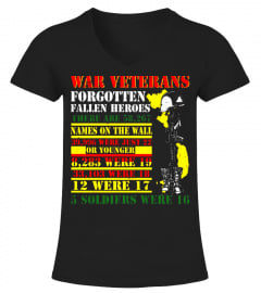 Vietnam War Veterans Forgotten Fallen Heroes T-shirt - Limited Edition