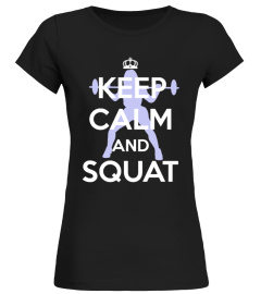 FITNESS - keep calm and squat