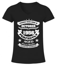 Legends Were Born In October 1956 Shirt 