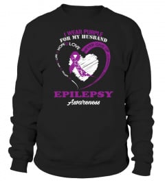 I Wear Purple For My Husband - Epilepsy Awareness