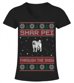 Shar Pei Mom Christmas Sweater