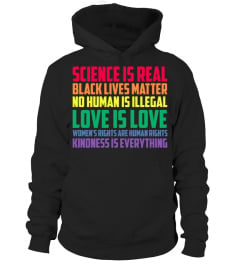 science is real black lives matter shirt