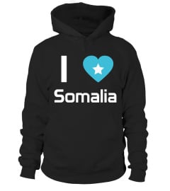 I Love Somalia T Shirt Flag Of From Somalia Tee