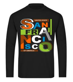 SANFRANCISCO TYPOGRAPHY FOR TEE SHIRT DE