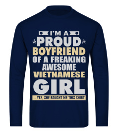 BOYFRIEND OF VIETNAMESE GIRL T SHIRTS