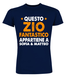 QUESTO ZIO FANTASTICO APPARTIENE A TSHIRT PERSONALIZZATO