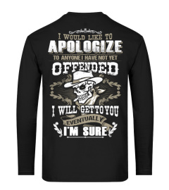 I Would Like To Apologize (Back Side)