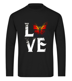 Love Butterflies Shirt Cute Butterfly Gift Tee Insect Lover