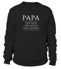 Papa The Myth The Legend T-shirt funny for men - Limited Edition