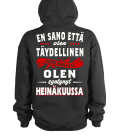 OLEN SYNTYNYT HEINÄKUUSSA