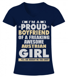 BOYFRIEND OF AUSTRIAN GIRL T SHIRTS