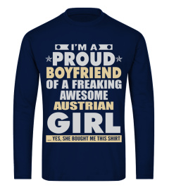 BOYFRIEND OF AUSTRIAN GIRL T SHIRTS