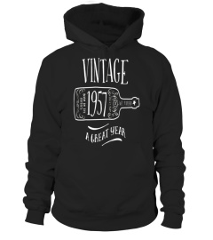 OFFICIAL:Vintage Born Made 1957 Age Sixty old Birthday Shirt - Limited Edition
