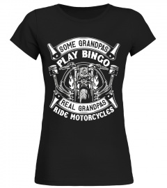 Real Grandpas Ride Motorcycle T-Shirt - Biker Grandpa Shirt