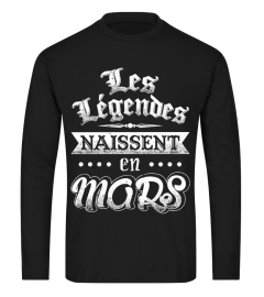 Les Légendes naissent en Mars