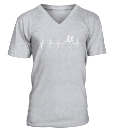 Running-heart beat-t-shirt