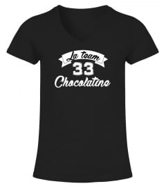 T-shirt Team Chocolatine 33 (10 coloris - Femmes, hommes & enfants)