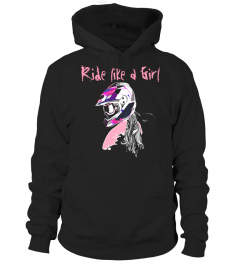 Motocross Shirt Women Dirt Bike Girls Tee RIDE LIKE A GIRL