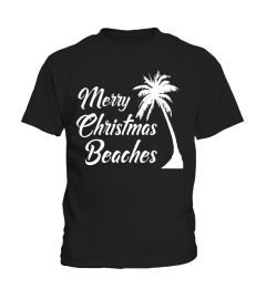 Popular Merry Christmas Beaches Palm Tree T-Shirt