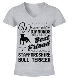 Staffordshire Bull Terrier lover cute t-shirt